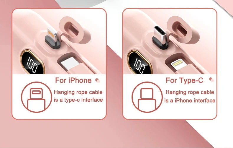 5000mah Power bank mini Capsule Charger Power Station 5000mAh Mini BatteryPack