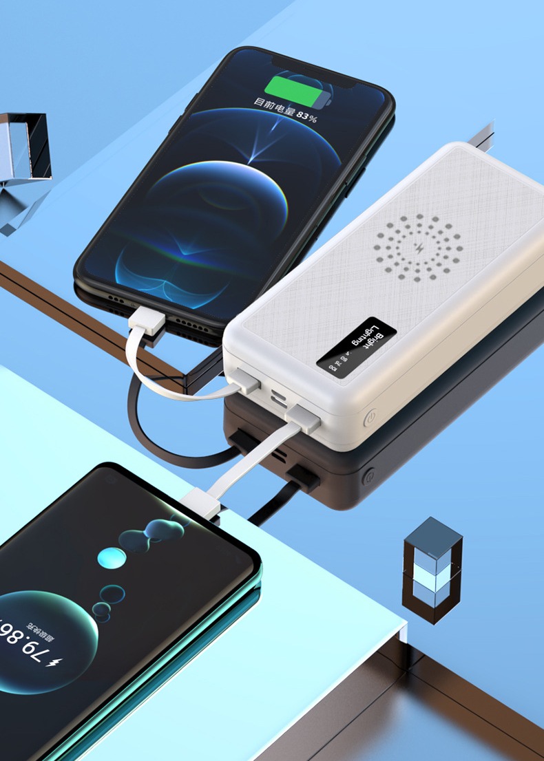 Portable Battery Charger 20000mAh Wireless Charger Powerbank Fast charger 22.5W