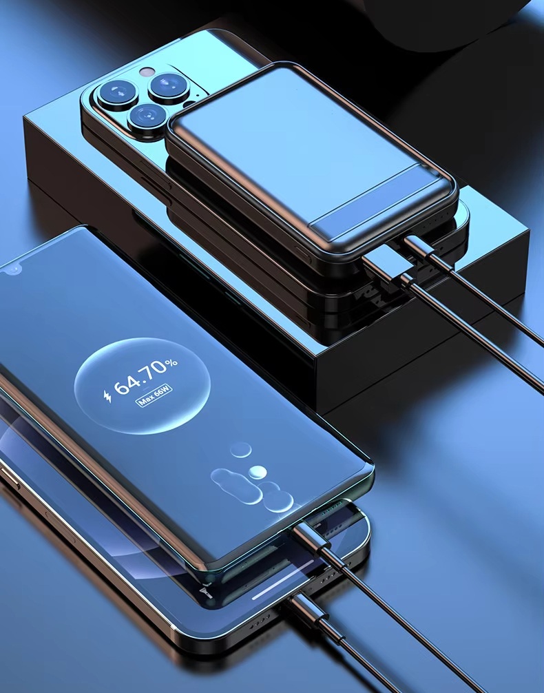 Strong Magnetic Power Bank 10000mah Wireless Quick Fast Charging Powerbank For Iphone