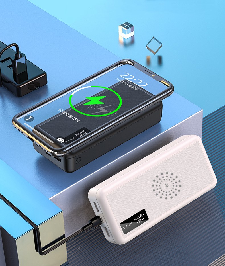 Portable Battery Charger 20000mAh Wireless Charger Powerbank Fast charger 22.5W