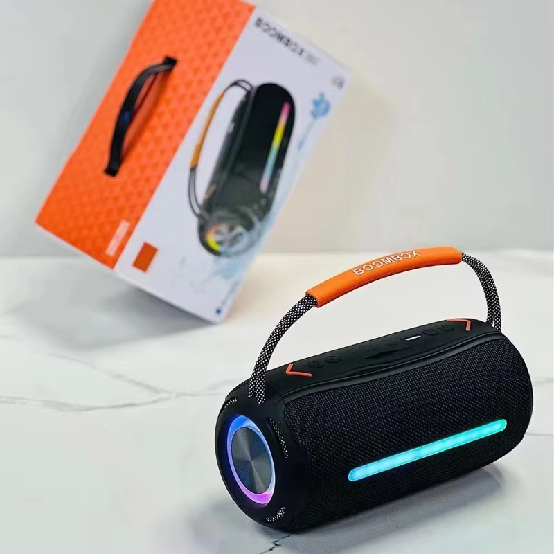 Boombox 360 LED Outdoor Portable Wireless Bluetooth Speaker