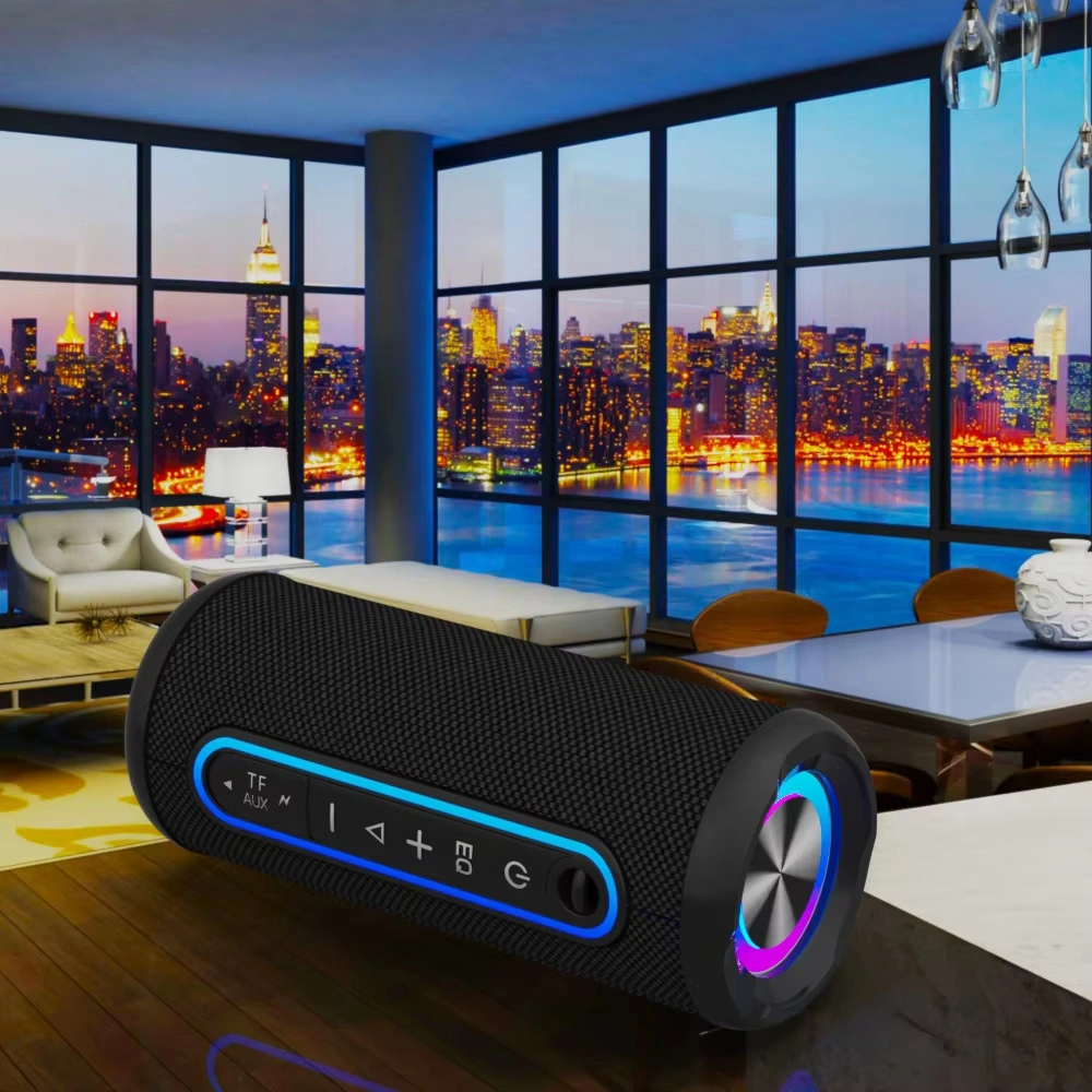 Boombox 360 LED Outdoor Portable Wireless Bluetooth Speaker