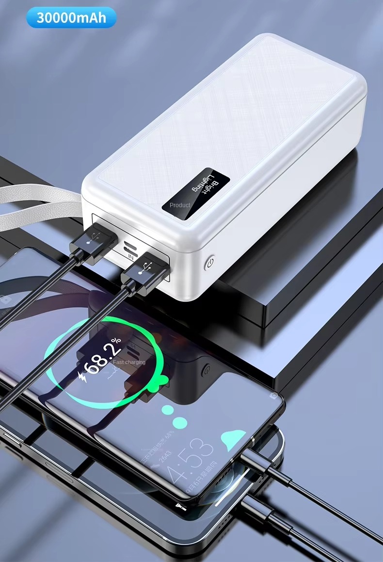 Portable Battery Charger 30000mAh Wireless Charger Powerbank Fast charger 22.5W
