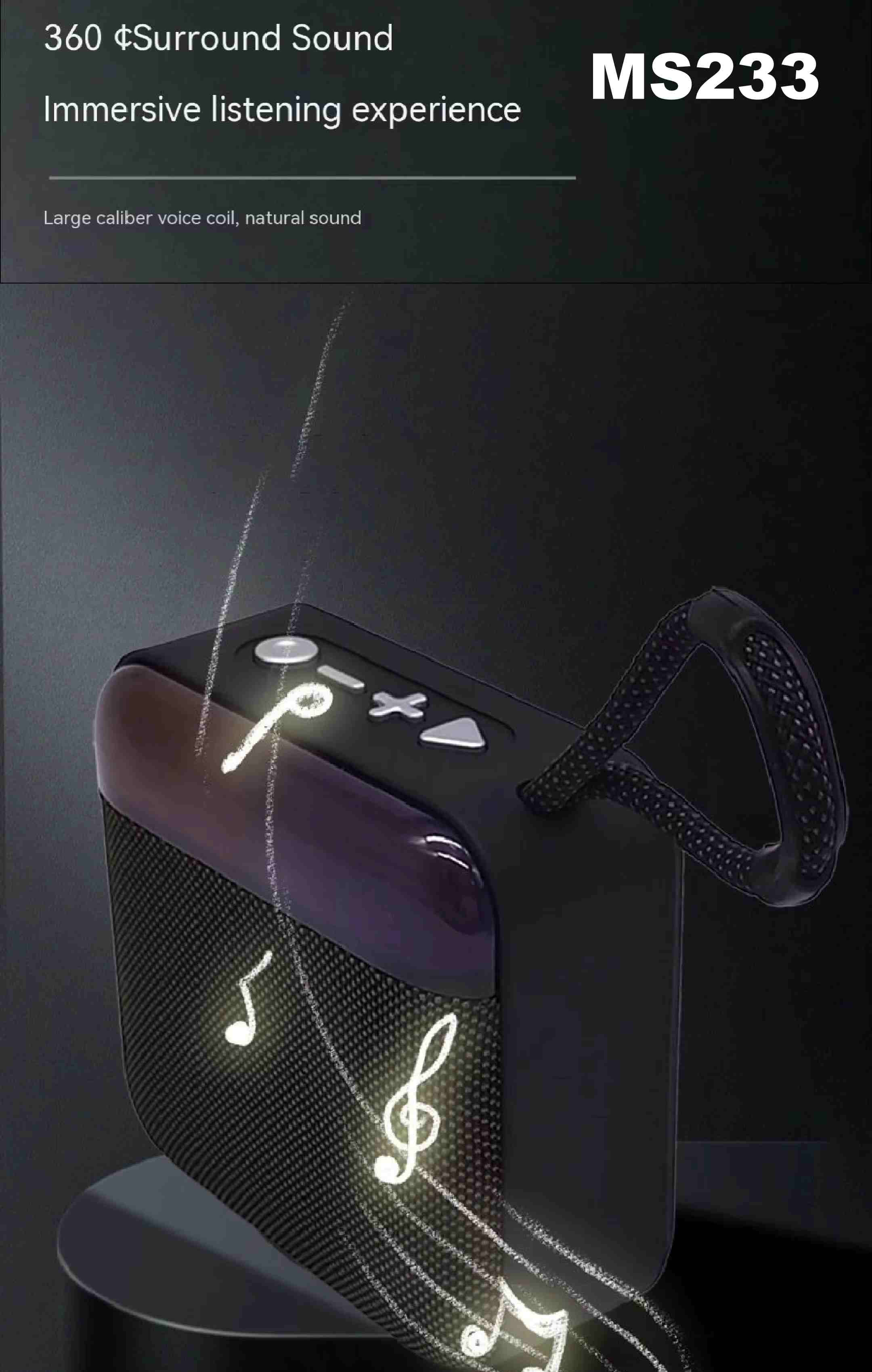 RGB Light 5W Mini Wireless Portable Bluetooth Speaker