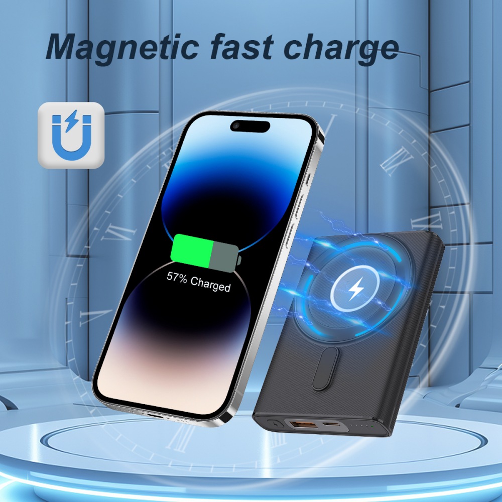 15W Magnetic Wireless Charging Power Bank 10000mAh PD 22.5W Phone Powerbank 10000 mAh