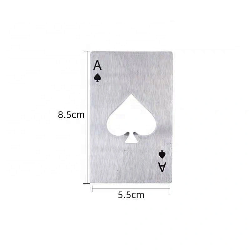 2020 custom  souvenir gift Metal card/ stainless steel card bottle opener for bar/home