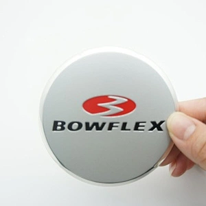 Wholesale and custom stabilized adhesive metal printing hub stickers for wheel center marks