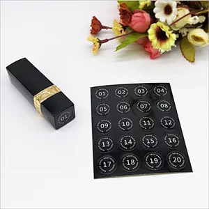 Custom Printing High Quality Lipstick Lipgloss Lip Balm Tubes Bottle packing Label Stickers