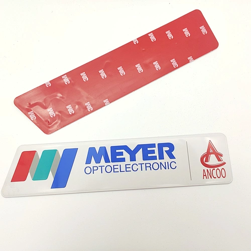 Customized self-adhesive metal Logo, 3m metal aluminum plate for cars