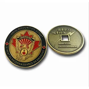 2020  high quality Double Sided Design Promotion wholesale custom  challenge gold souvenir coin /antique coin