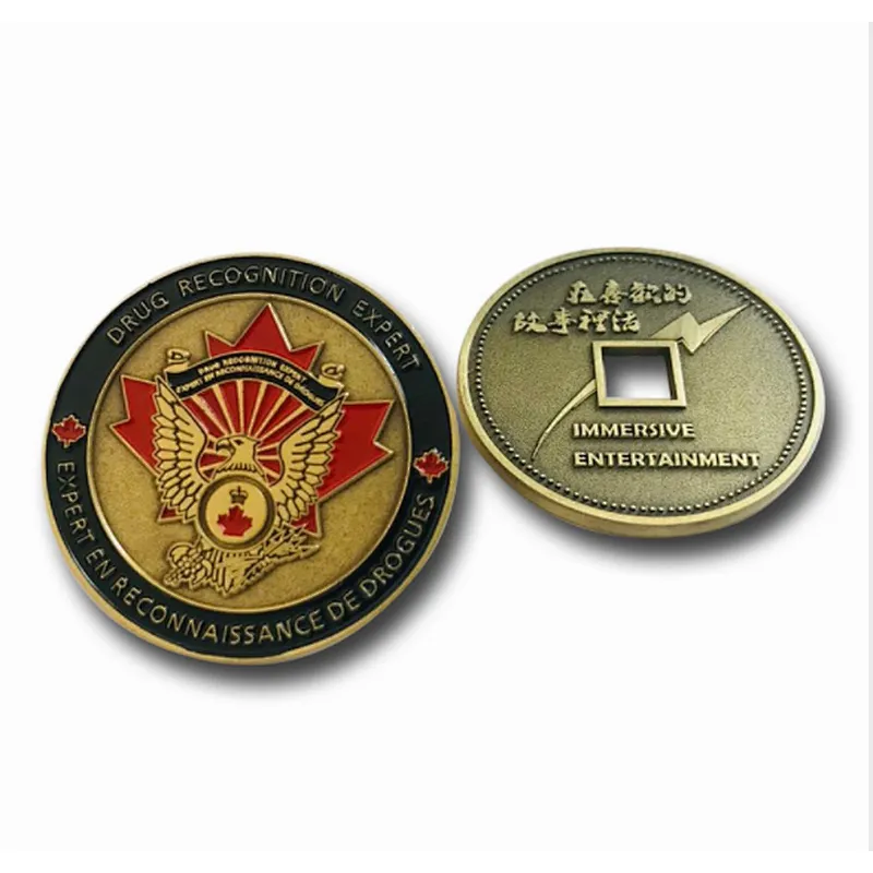 2020  high quality Double Sided Design Promotion wholesale custom  challenge gold souvenir coin /antique coin
