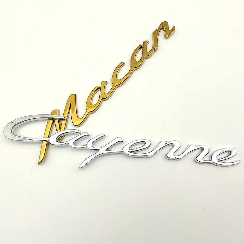 custom Car Emblem 3d Plastic Car Logo abs 3M Adhesive waterproof Chrome sticker for customer label