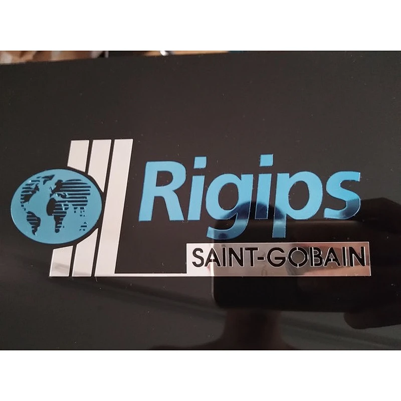 Small Custom Decals Made Stickers Logo 3D Metal Nickel Appliance Home Private Label Nameplate