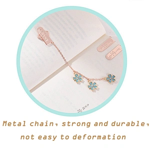 metal pendant minimalist luxury bookmark