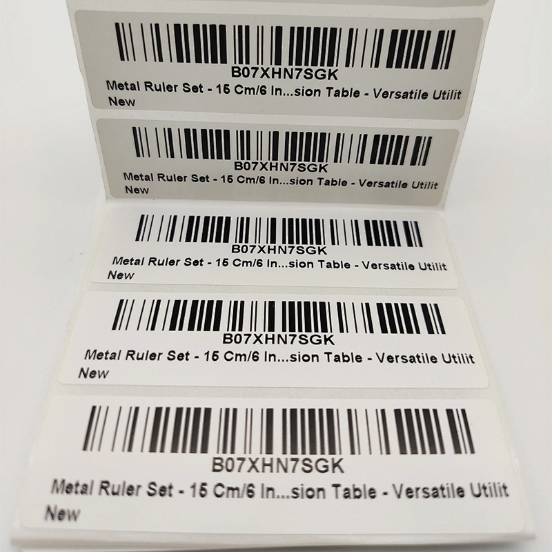 Custom cheap factory price barcode identification label printing printed sticker code label