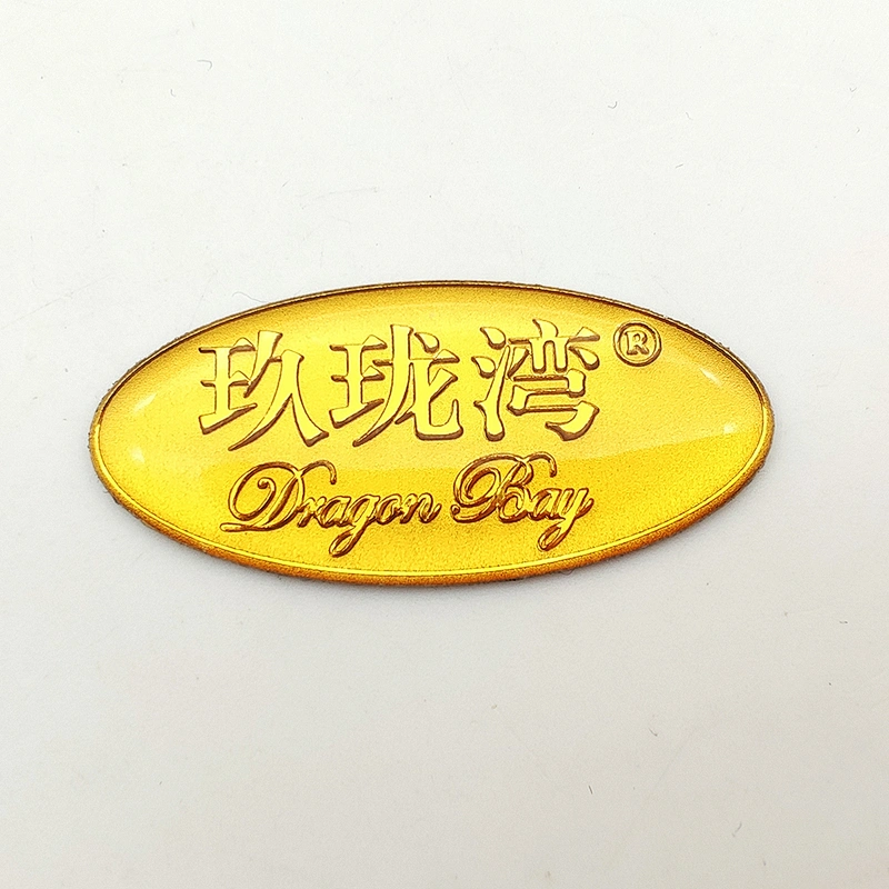 Transparent epoxy waterproof 3d dome 3m adhesive back strip sticker for custom stickers
