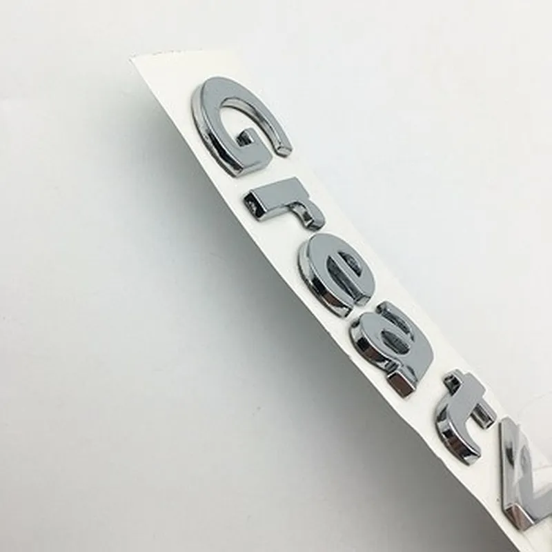 Promote ABS three-dimensional car chrome logo badges for custom stickers