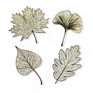 Personalized beautiful 3d design metal maple leaf shaped bookmark