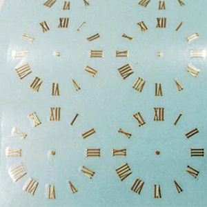 Custom made the best new dial watch 3d nickel metal production round dial label sticker