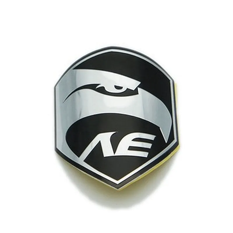 Professional Custom Top Quality  logo plate 3M Adhesive 3d machine embosed metal sticker for bicycle
