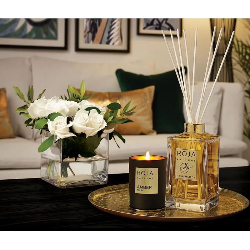 Wholesale Personality Custom Made 3M Adhesive Sticker Metal Perfume Candle jar Label for glass jar