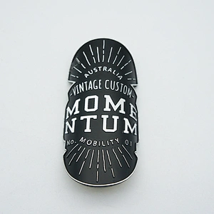 custom bike tube emblems bicycle  soft enamel bike logo badges with 3M adhesive