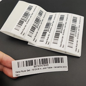 Custom cheap factory price barcode identification label printing printed sticker code label