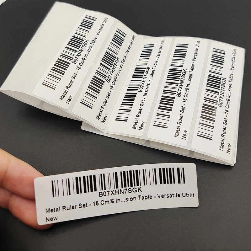 Custom cheap factory price barcode identification label printing printed sticker code label
