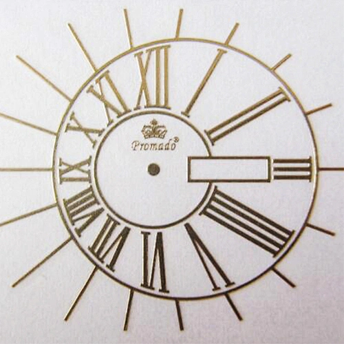 custom printing clear electroforming metal brand logo nickel stickers for watch dials
