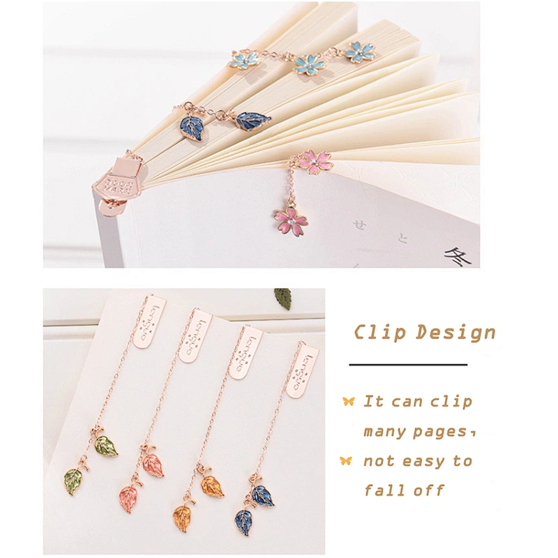 metal pendant minimalist luxury bookmark