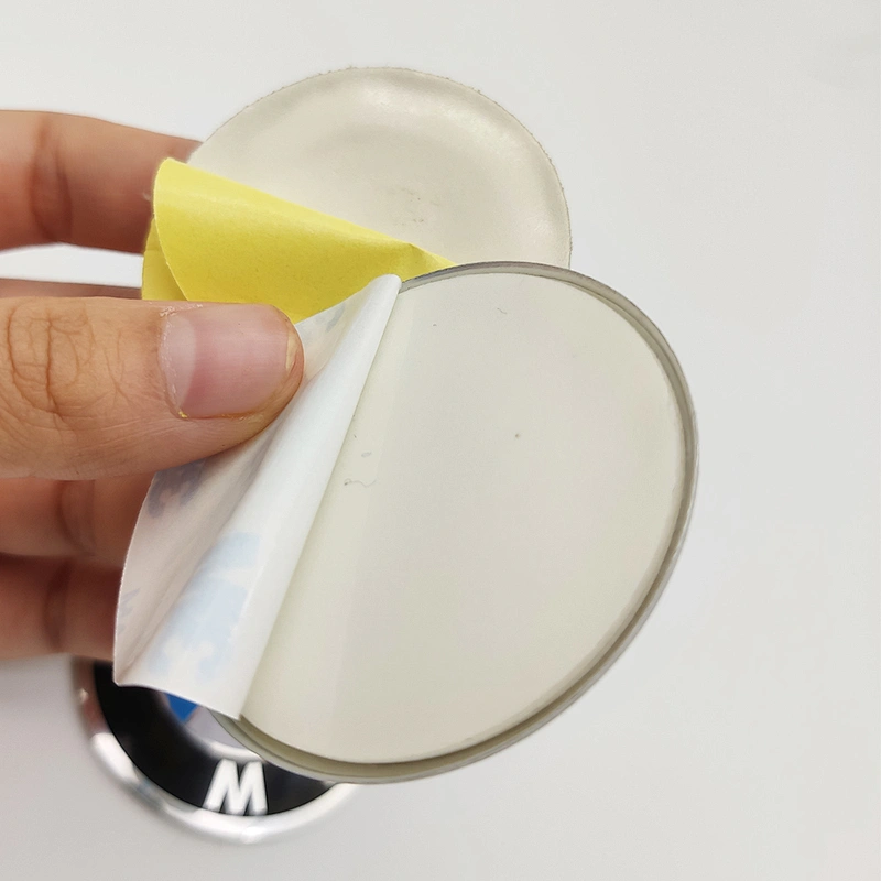 Wholesale and custom stabilized adhesive metal printing hub stickers for wheel center marks