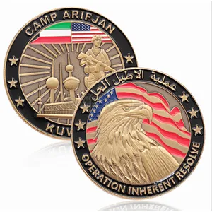 2020  high quality Double Sided Design Promotion wholesale custom  challenge gold souvenir coin /antique coin