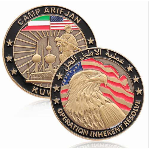 2020  high quality Double Sided Design Promotion wholesale custom  challenge gold souvenir coin /antique coin