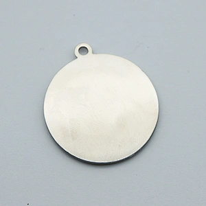 Gold metal plate with custom  embossed/engraved Alloy Round Custom Brand Logo Hang Tag/sticker for Bags