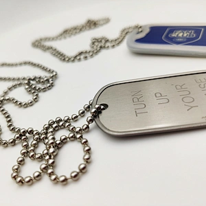 wholesale customized personalised manual metal military  police embossing engraved debossed 3d pet dog id tags