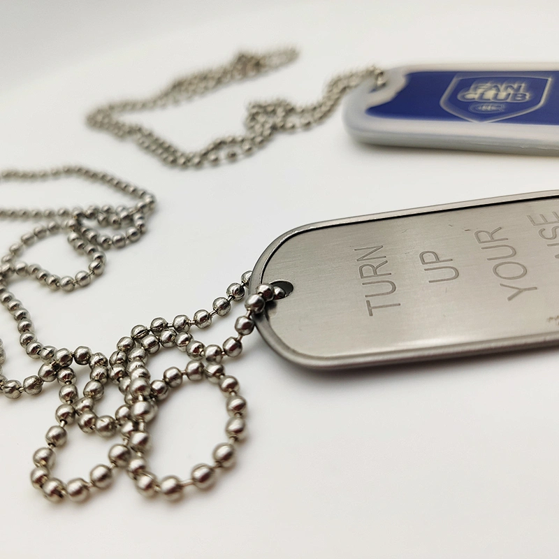 wholesale customized personalised manual metal military  police embossing engraved debossed 3d pet dog id tags