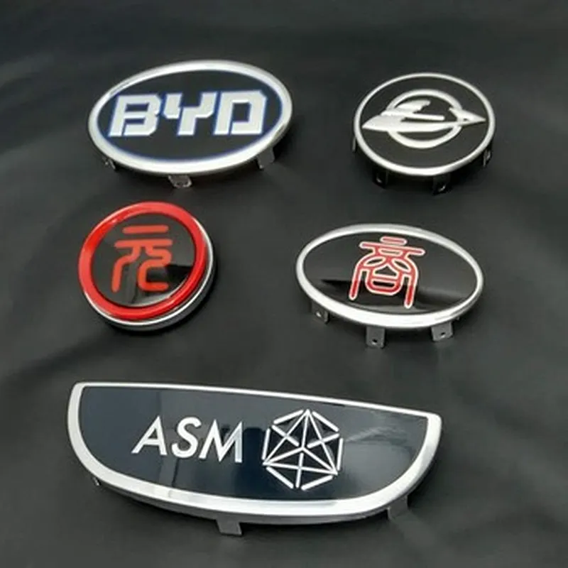 Wholesale and custom stabilized adhesive metal printing hub stickers for wheel center marks