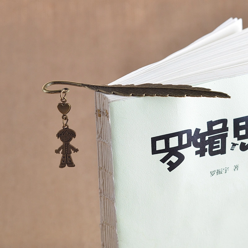 Wholesale custom metal engraved etched brass bookmarks