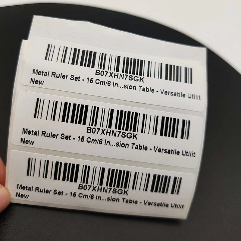 Custom cheap factory price barcode identification label printing printed sticker code label