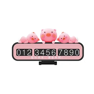 Customized hot selling hidden phone number Numbers temporary parking number plates