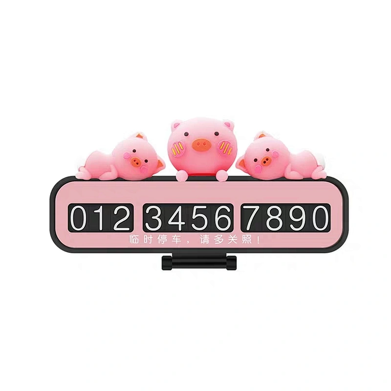 Customized hot selling hidden phone number Numbers temporary parking number plates