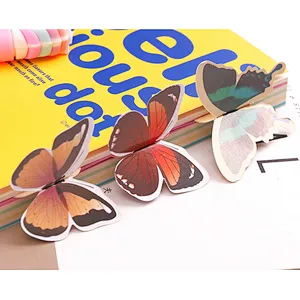 custom fancy handmade printing cute art 3d vintage cartoon logo characters design page corner folds paper clip bookmark gift