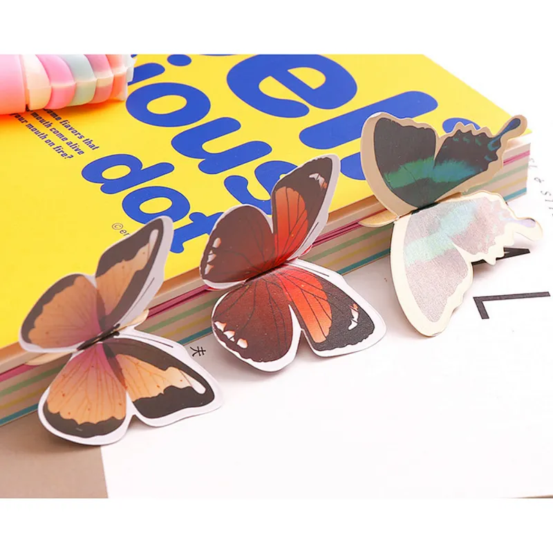 custom fancy handmade printing cute art 3d vintage cartoon logo characters design page corner folds paper clip bookmark gift
