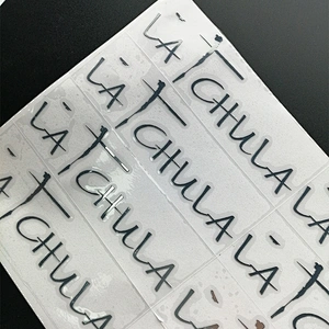 Promote 3D electroplated metal plate handbag metal label for custom nickel sticker