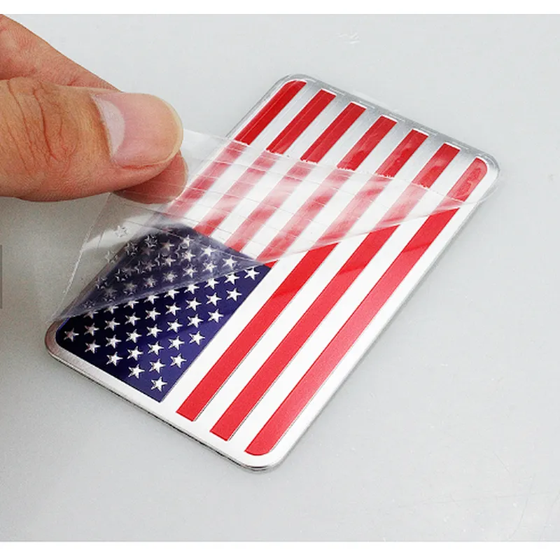Custom logo sticker waterproof auto body car 3m metal sticker/flag sticker/label