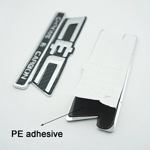 3M Adhesive 3D Certificated Car Number / Letter Plate Custom Car Badge ABS Emblem