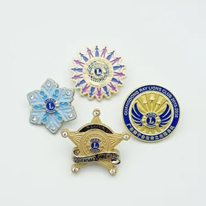 3D Badge & Emblem Product Type Metal Enamel Lapel Pin with car zinc alloy