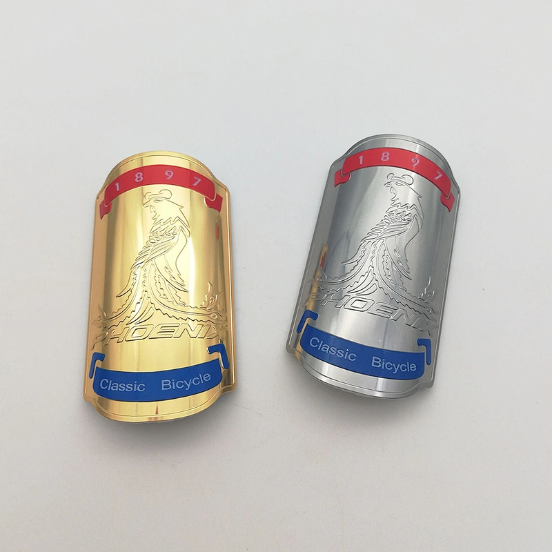 custom bike tube emblems bicycle  soft enamel bike logo badges with 3M adhesive