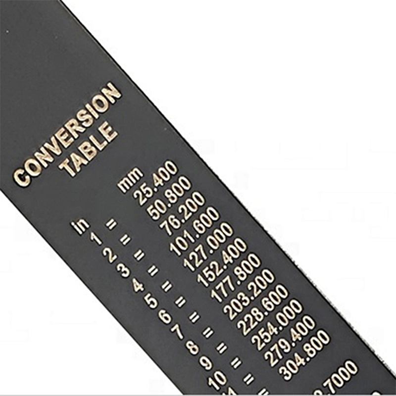 12inch /6inch 30cm/15cm Straight laser etched black Stainless steel/aluminum metal ruler