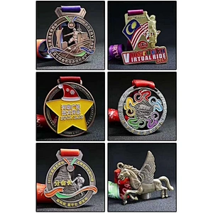 Wholesale Souvenir Cheap  Manufacturer Custom Medals No Minimum Order Blank Metal Medal